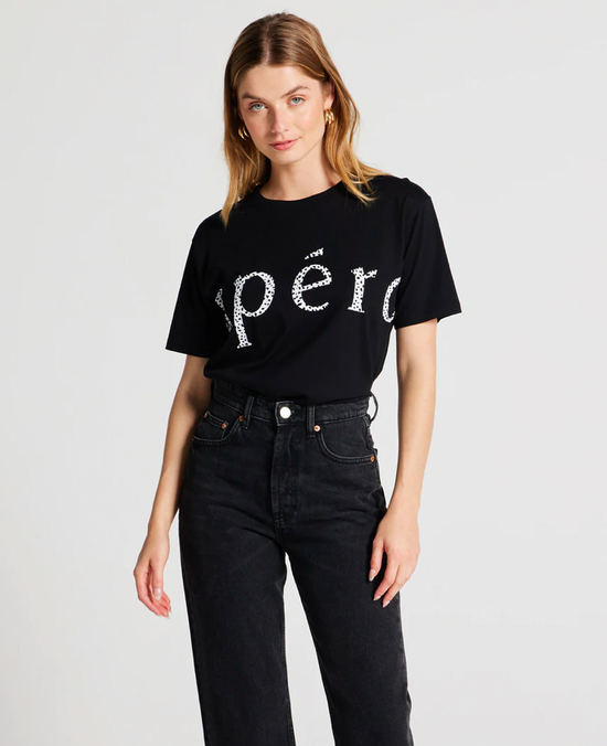 Apero Wilderness Printed Tee - Black