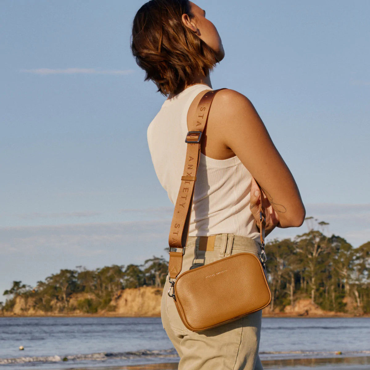 Status Anxiety - Plunder Bag Webbed Strap - Tan