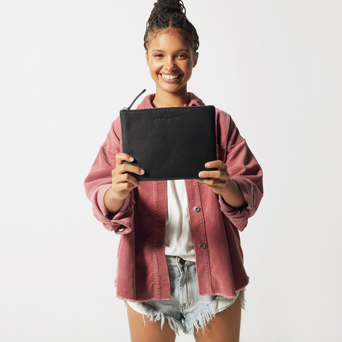 Status Anxiety - Fake It Clutch - Black