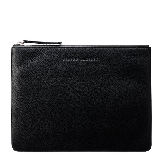 Load image into Gallery viewer, Status Anxiety - Fake It Clutch - Black
