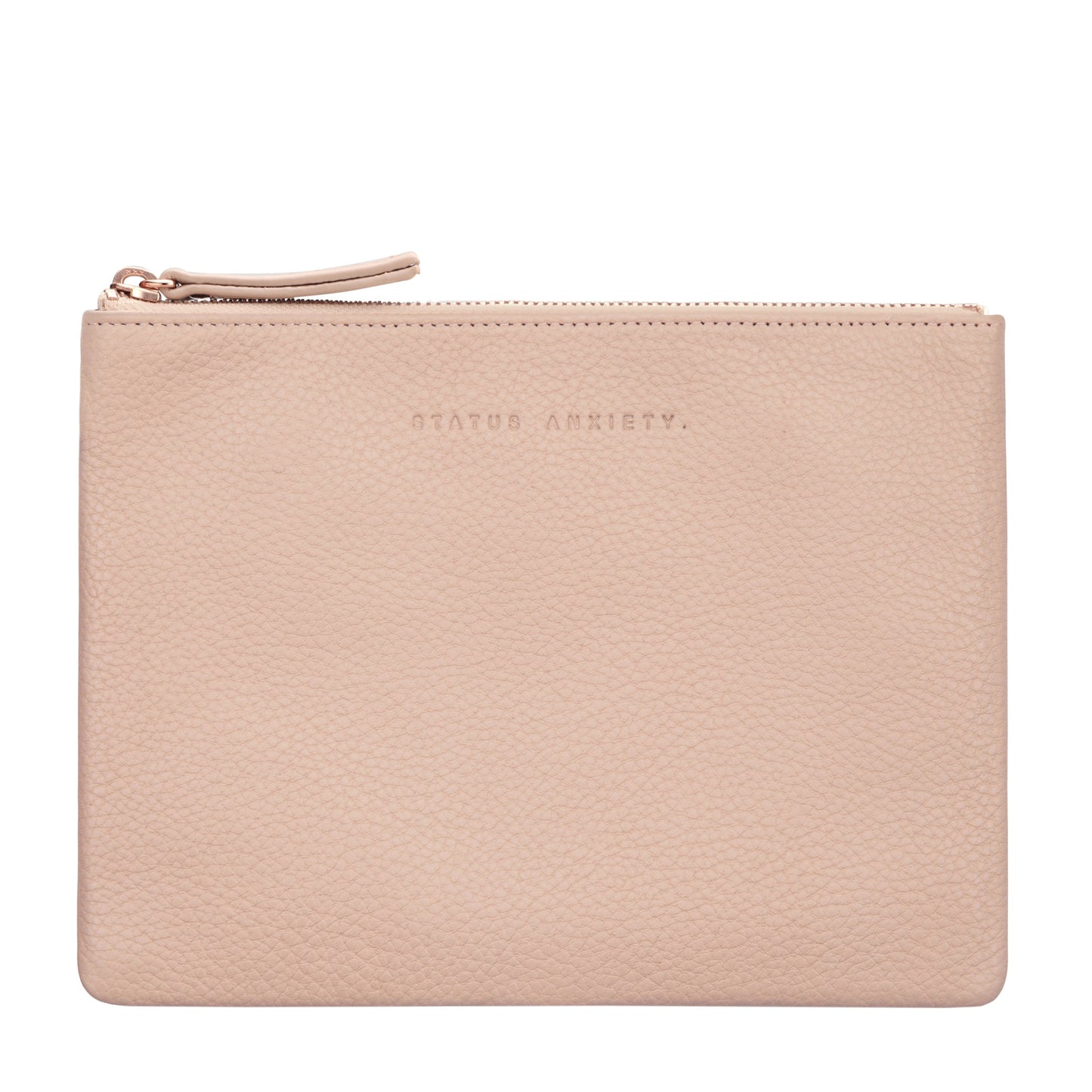 Status Anxiety - Fake It Clutch - Dusty Pink