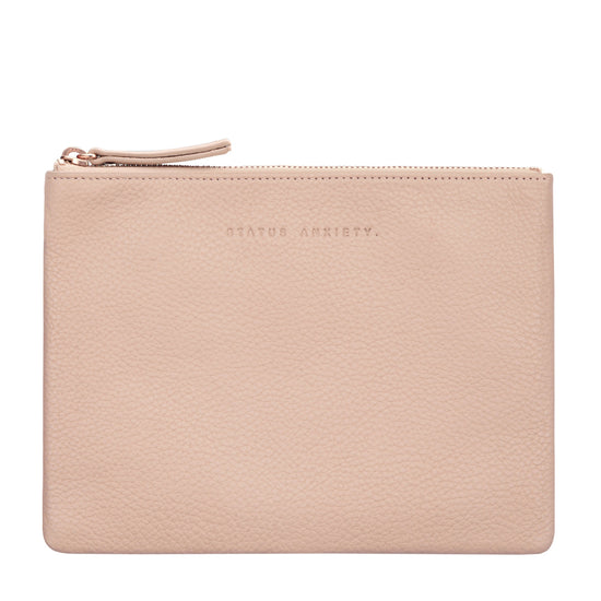 Status Anxiety - Fake It Clutch - Dusty Pink