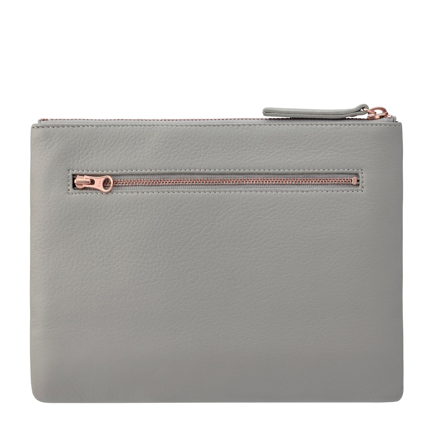 Status Anxiety - Fake It Clutch - Light Grey