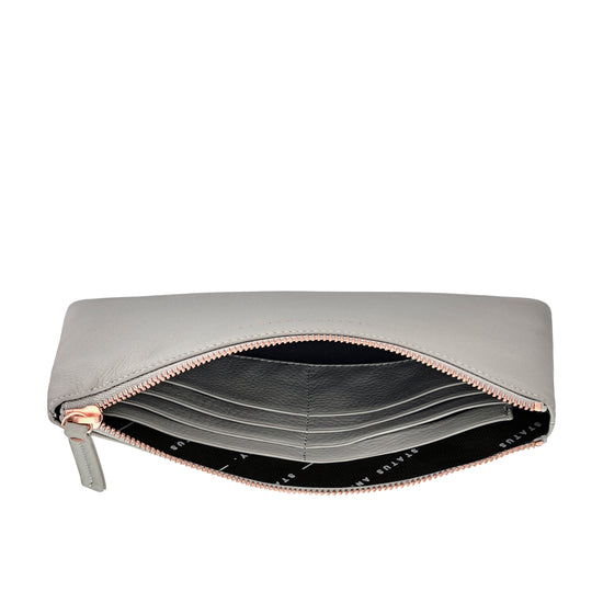 Status Anxiety - Fake It Clutch - Light Grey