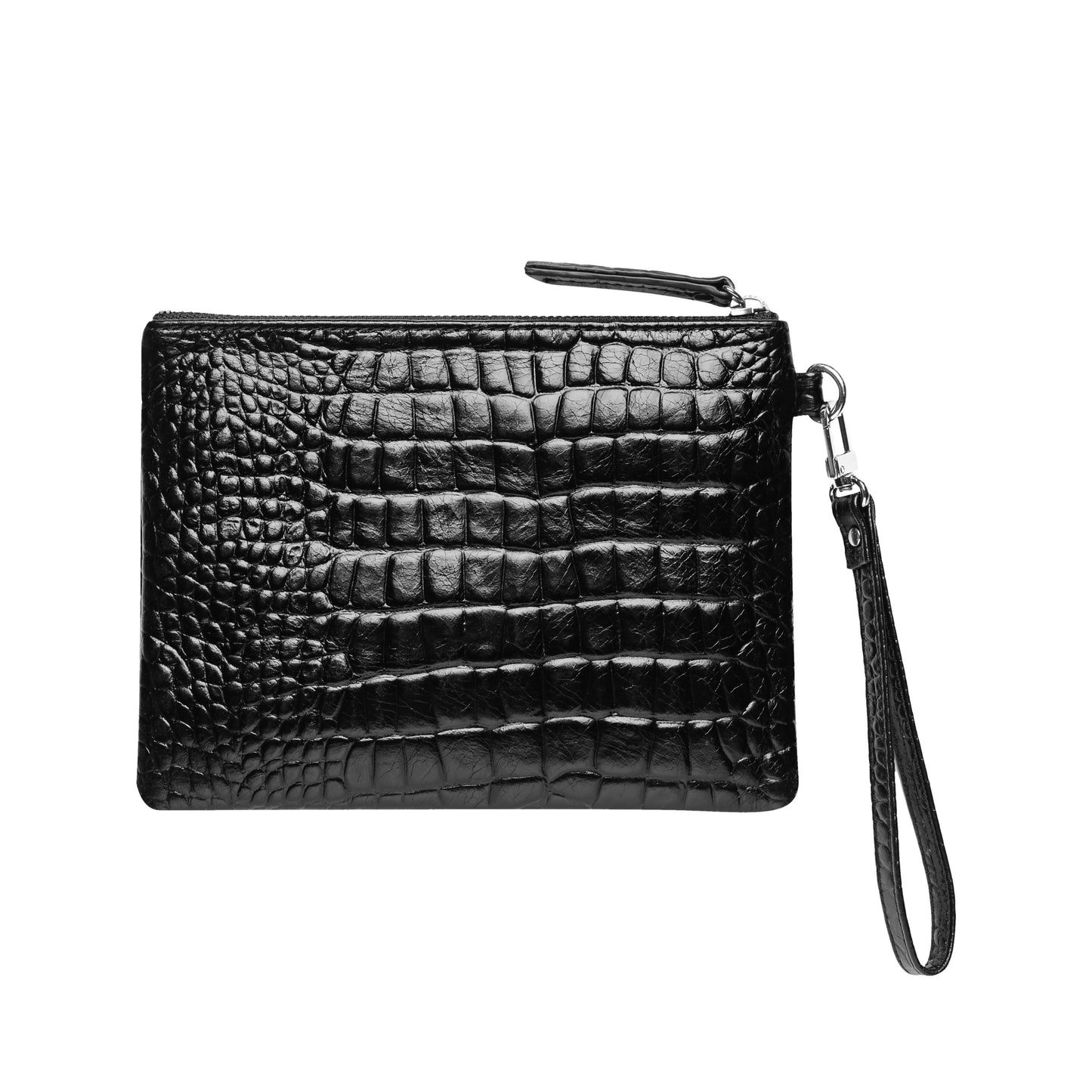 Status Anxiety - Fixation Clutch - Black Croc Emboss