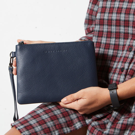 Status Anxiety - Fixation Clutch - Navy Blue