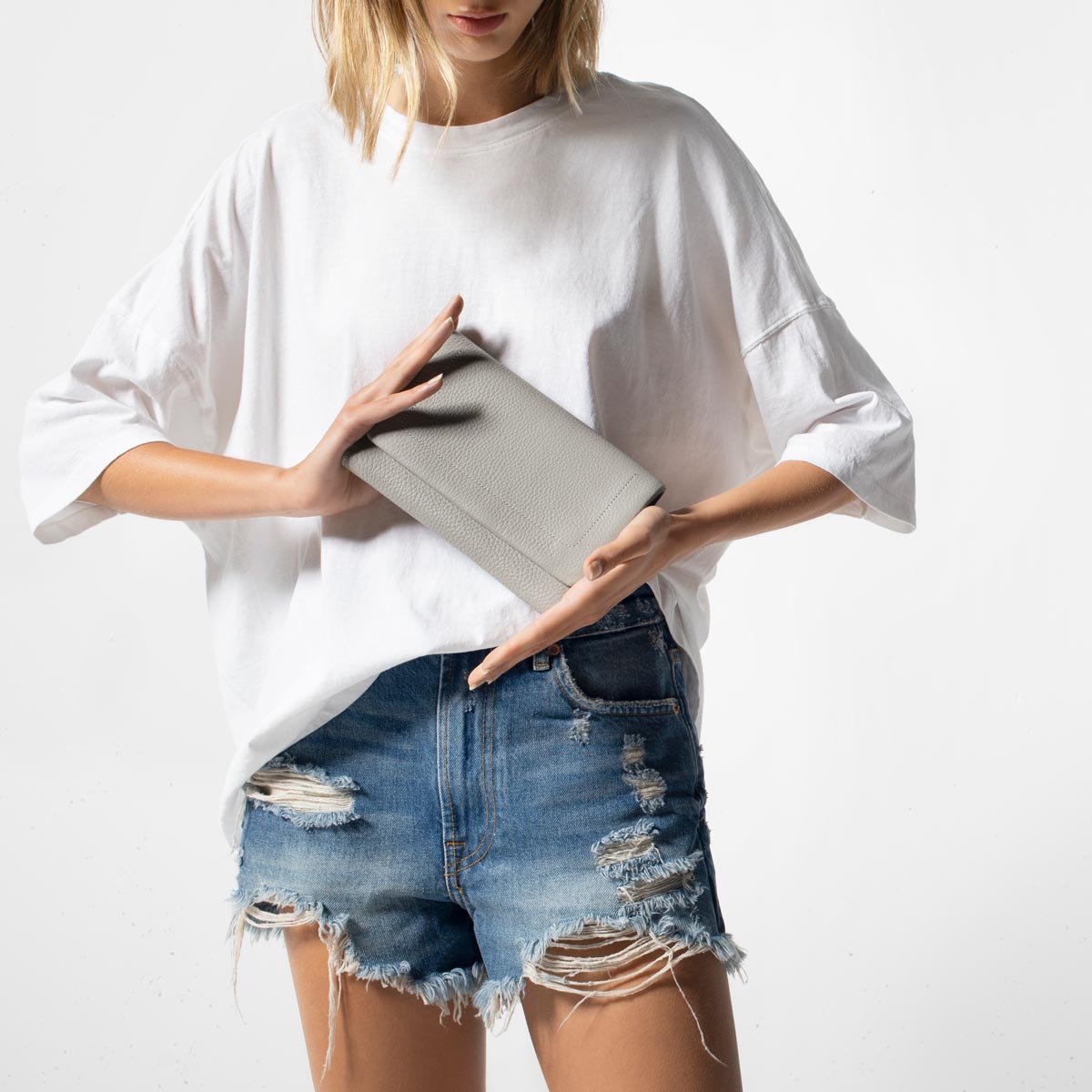 Status Anxiety - Remnant Wallet - Light Grey