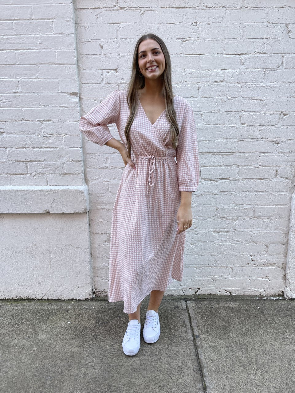 Heartless Maxi - Pink Check