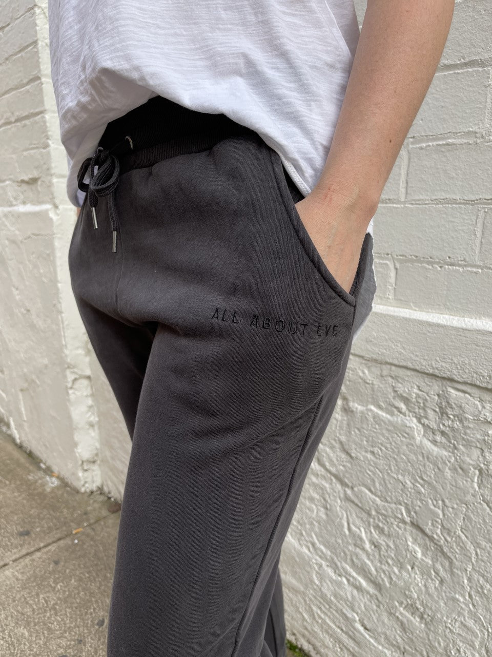 AAE Washed Trackpant - Washed Black