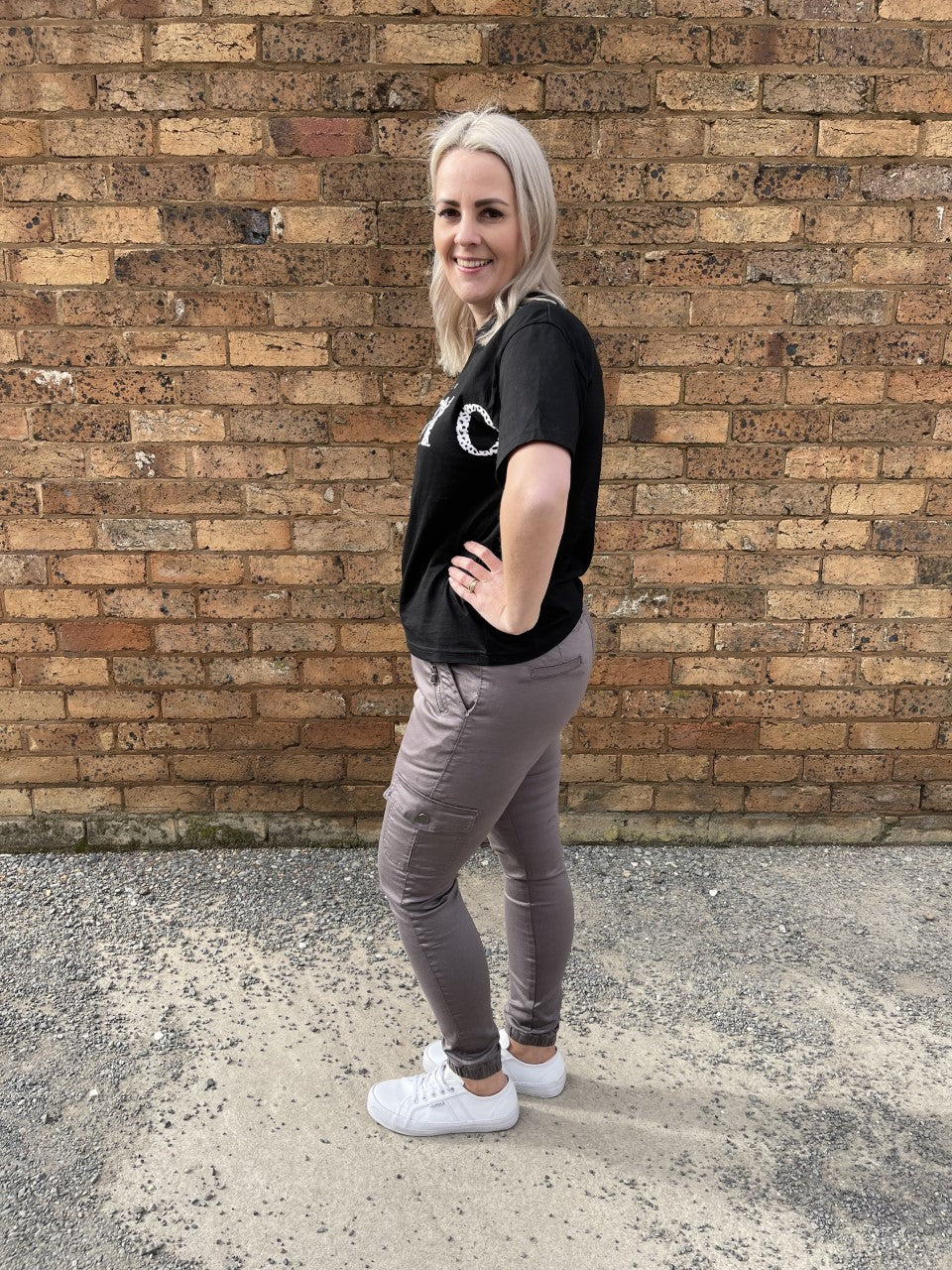 Grey Wakee Denim Jogger