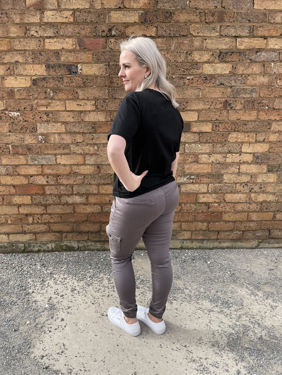 Grey Wakee Denim Jogger