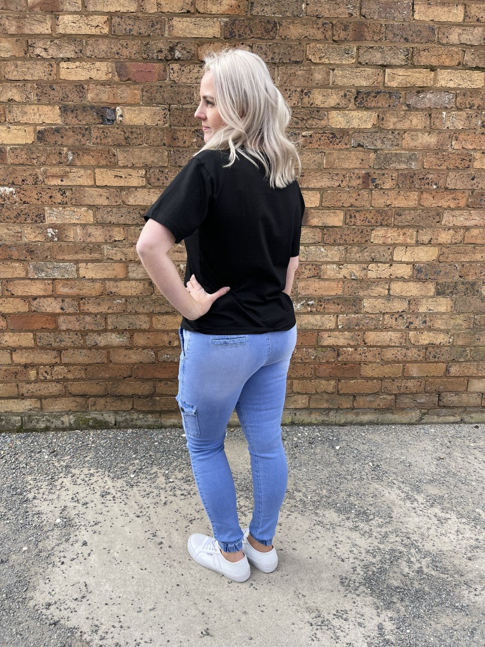 Electric Blue Wakee Denim Jogger